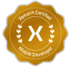 Xamarin Ceritified Mobile Developer Badge-small res